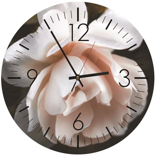 Obraz z zegarem FEEBY, Delikatność czasu, 40x40 cm Feeby