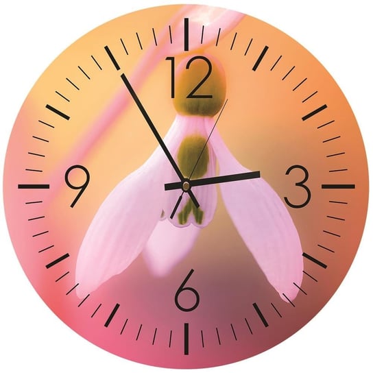 Obraz z zegarem FEEBY, Kruchość czasu, 40x40 cm Feeby