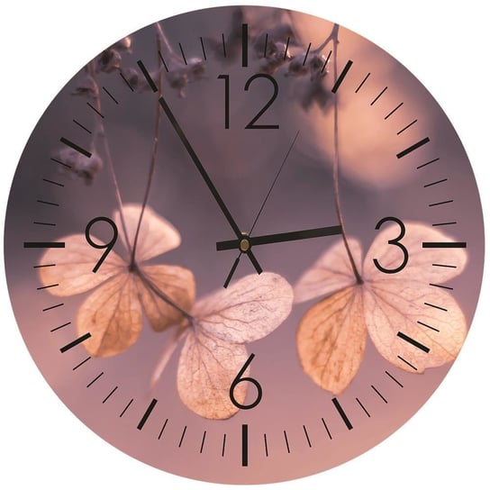 Obraz z zegarem FEEBY, Łagodność czasu, 80x80 cm Feeby