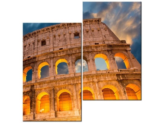 Obraz Zabytek w Rzymie, 2 elementy, 60x60 cm Oobrazy