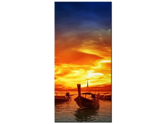 Obraz Zachód słońca nad Tajlandią, 55x115 cm Oobrazy