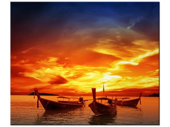 Obraz Zachód słońca nad Tajlandią, 60x50 cm Oobrazy