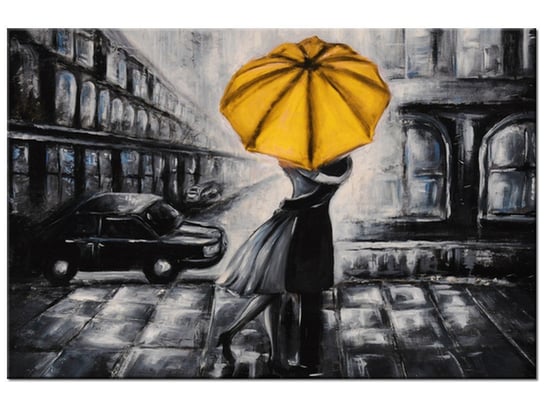 Obraz, Zakochani i parasolka, 120x80 cm Oobrazy
