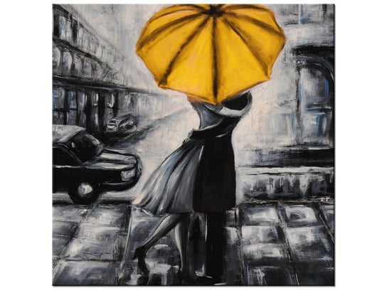 Obraz, Zakochani i parasolka, 30x30 cm Oobrazy