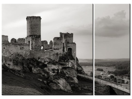 Obraz Zamek w Ogrodzieńcu, 2 elementy, 70x50 cm Oobrazy