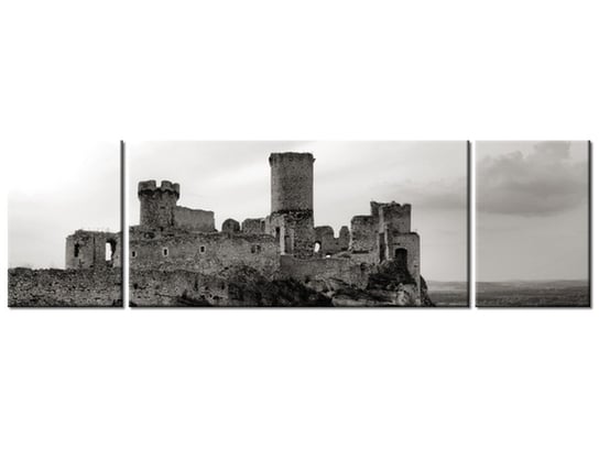 Obraz Zamek w Ogrodzieńcu, 3 elementy, 170x50 cm Oobrazy