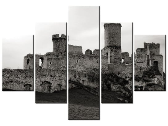 Obraz Zamek w Ogrodzieńcu, 5 elementów, 100x70 cm Oobrazy