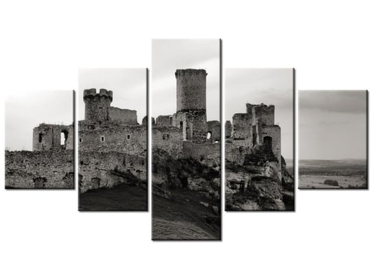 Obraz Zamek w Ogrodzieńcu, 5 elementów, 125x70 cm Oobrazy