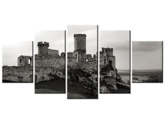 Obraz Zamek w Ogrodzieńcu, 5 elementów, 150x70 cm Oobrazy