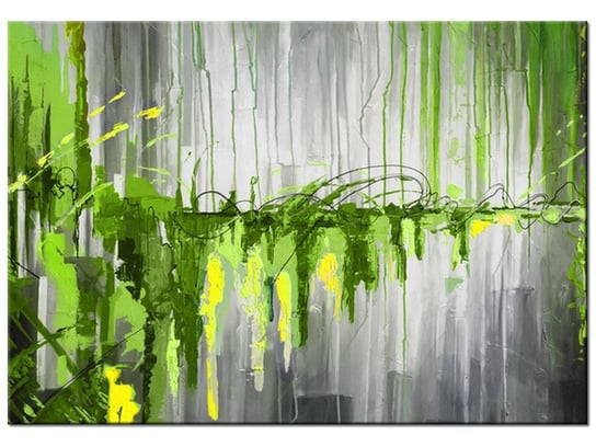 Obraz Zielony wodospad, 100x70 cm Oobrazy
