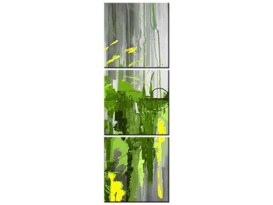 Obraz Zielony wodospad, 3 elementy, 30x90 cm Oobrazy