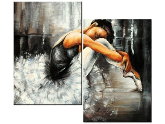 Obraz Zmysłowy balet, 2 elementy, 80x70 cm Oobrazy