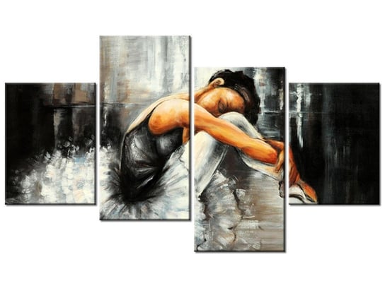 Obraz Zmysłowy balet, 4 elementy, 120x70 cm Oobrazy
