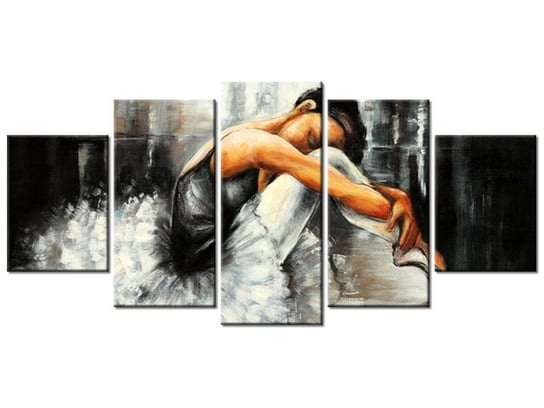 Obraz Zmysłowy balet, 5 elementów, 150x70 cm Oobrazy