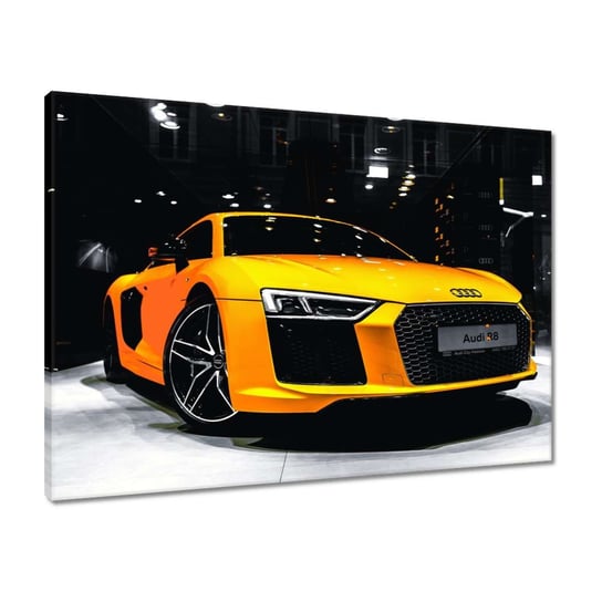 Obraz Żółte Audi R8, 70x50cm ZeSmakiem