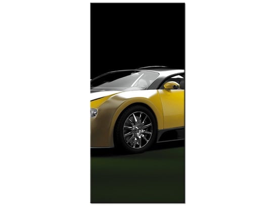 Obraz Żółte Bugatti Veyron, 55x115 cm Oobrazy