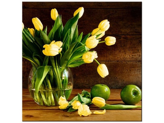 Obraz Żółte tulipany, 30x30 cm Oobrazy