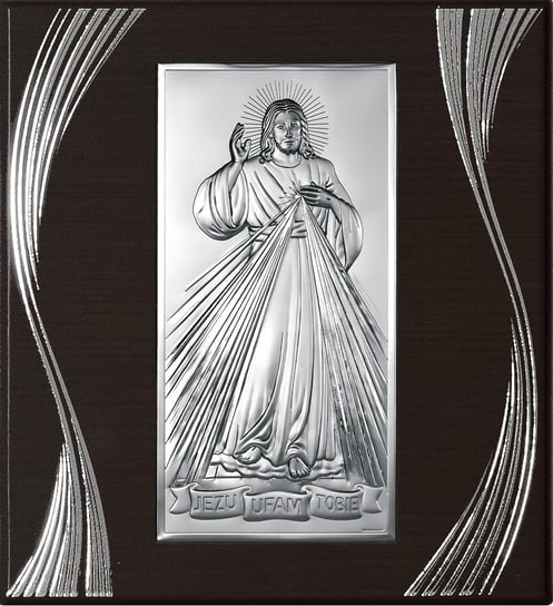 Obrazek srebrny Jezus Miłosierny 6443F/3 Beltrami