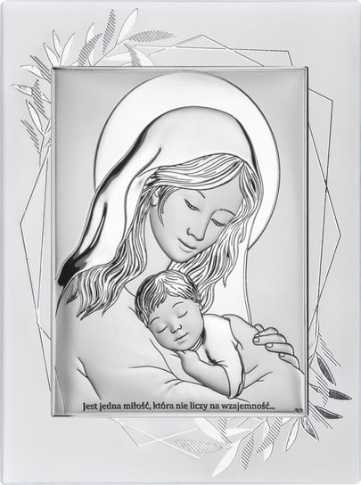 Obrazek Srebrny Matka Boska Z Dzieciątkiem Ds38Fo Dono