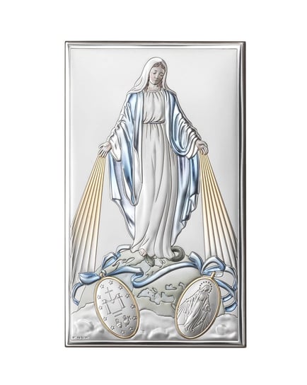 Obrazek Srebrny Matka Boża Niepokalana 81322/3Lcol Valenti