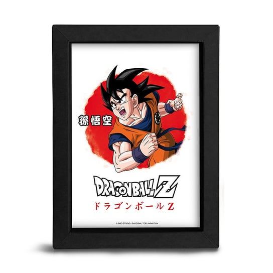 Obrazek w ramce Dragon Ball Z - Asian Art - Goku Dragon Ball