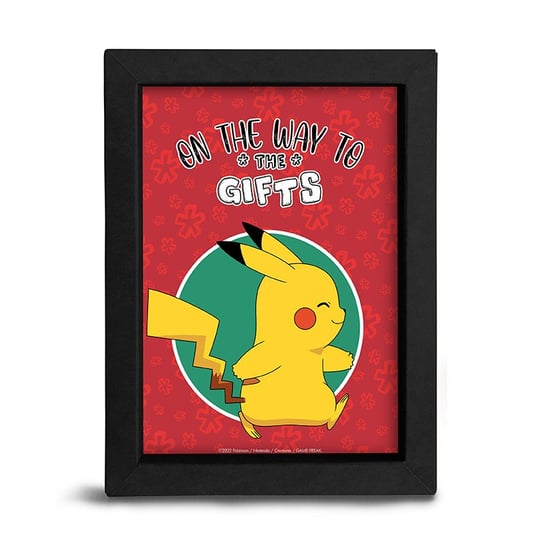 Obrazek w ramce POKEMON - "ON THE WAY TO THE GIFTS" Abysse Corp