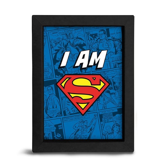 Obrazek w ramce SUPERMAN - 15*20 cm - Family&Friends - I AM SUPERMAN DC COMICS