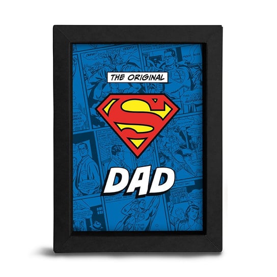 Obrazek w ramce SUPERMAN - Kraft Frame - THE ORIGINAL "S" DAD DC COMICS