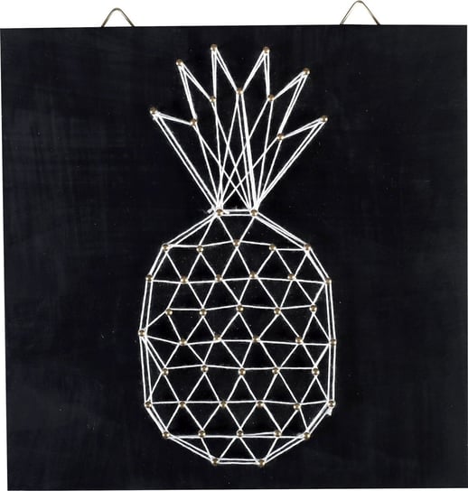 Obrazek z gwoździ i muliny, Ananas GRAINE CREATIVE