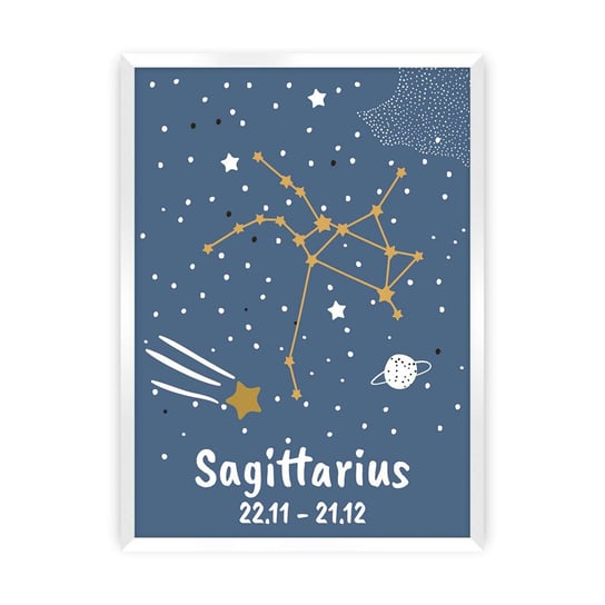 Obrazek Zodiac Sagittarius, 30 x 40 Yellow Tipi