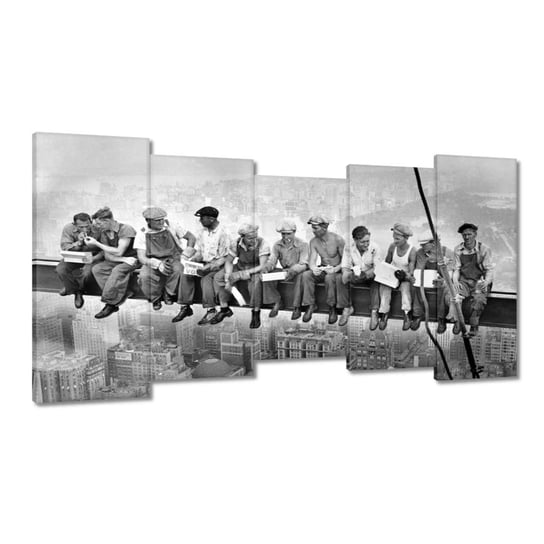 Obrazy 150x80 Robotnicy na belce Lunch ZeSmakiem