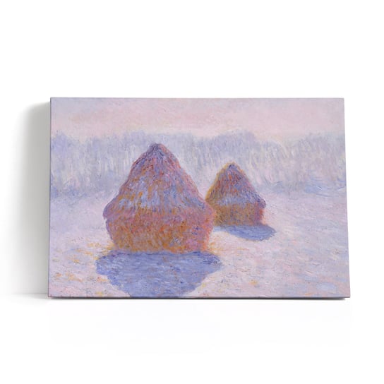 Obrazy na płótnie reprodukcja Claude Monet Stogi siana (Efekt śniegu i słońca) - Premium WallPark.pl