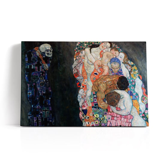 Obrazy na płótnie reprodukcja Gustav Klimt Śmierć i życie - Premium WallPark.pl
