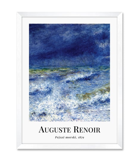 Obrazy ścienne reprodukcje krajobraz morski pejzaż Auguste Renoir 32x42 cm iWALL studio