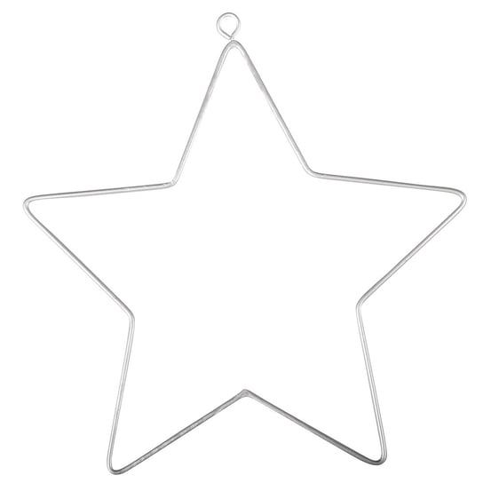 Obręcz metalowa, 11.5 x12.5 cm, gwiazda, 2 szt. Rayher