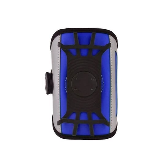 Obrotowa opaska sportowa do smartfona (telefon 12cm) - niebieska Inna marka