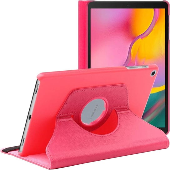 Obrotowe Etui ebestStar dla Samsung Galaxy Tab A 10.1 (2019) - Różowe NIKCORP