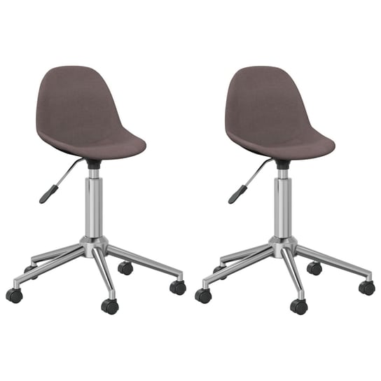 Obrotowe krzesła stołowe, 43x45x(72,5-94,5) cm, sz / AAALOE Inna marka