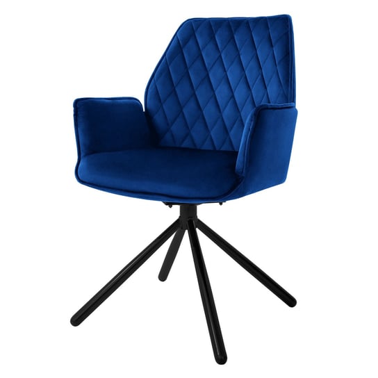 Obrotowe krzesło do jadalni Krzesło do jadalni Fotel obrotowy 180 stopni Krzesło do salonu Velvet ML-DESIGN