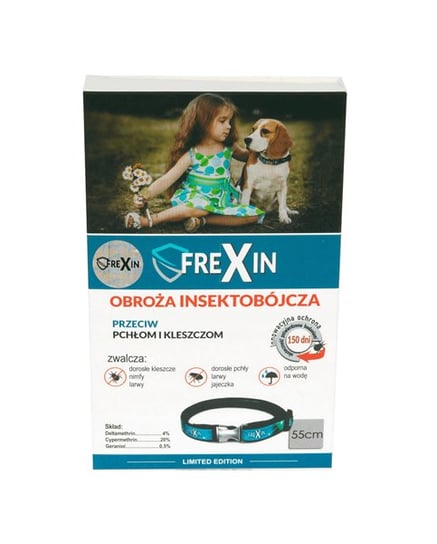Obroża insektobójcza FreXin dla psa 55 cm Laboratorium Organiczne