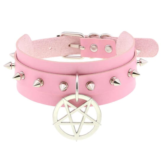 Obroża Pentagram (Pink) Inna marka