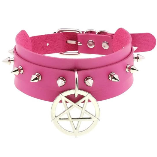 Obroża Pentagram (Pink) Inna marka