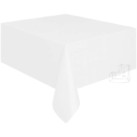 Obrus foliowy, biały, 137x274 cm Amscan