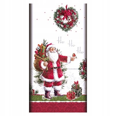 Obrus Jednorazowy Flizelinowy Świąteczny Bożonarodzeniowy 120X180Cm 1Szt SlowPack