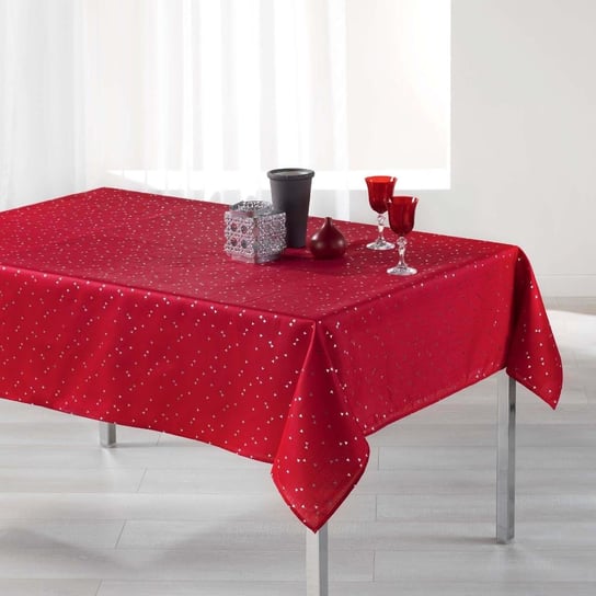 Obrus na stół 150 x 240 SAFINA, kolor czerwony Douceur d'intérieur