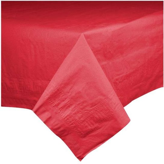 Obrus papierowy, Premium, czerwony, 274x137 cm Amscan