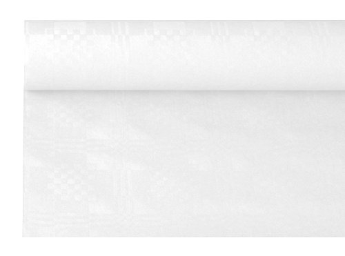 OBRUS PAPIEROWY W ROLCE biały 9m szeroki 120cm na stół jednorazowy ABC
