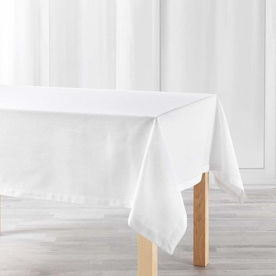Obrus prostokątny na stół CHARLINE, 140 x 240 cm, kolor biały Douceur d'intérieur