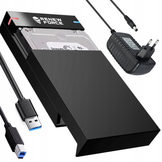 OBUDOWA DYSKU 3,5'' SATA HDD SSD USB 3.0 DO 10TB M2505 LOGIT