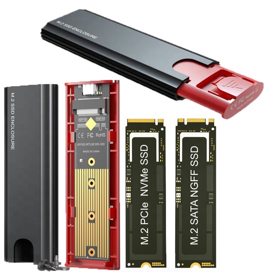 Obudowa dysku USB C 3.1 M.2 NVME NGFF SSD 10 Gb/s Novaza Tech